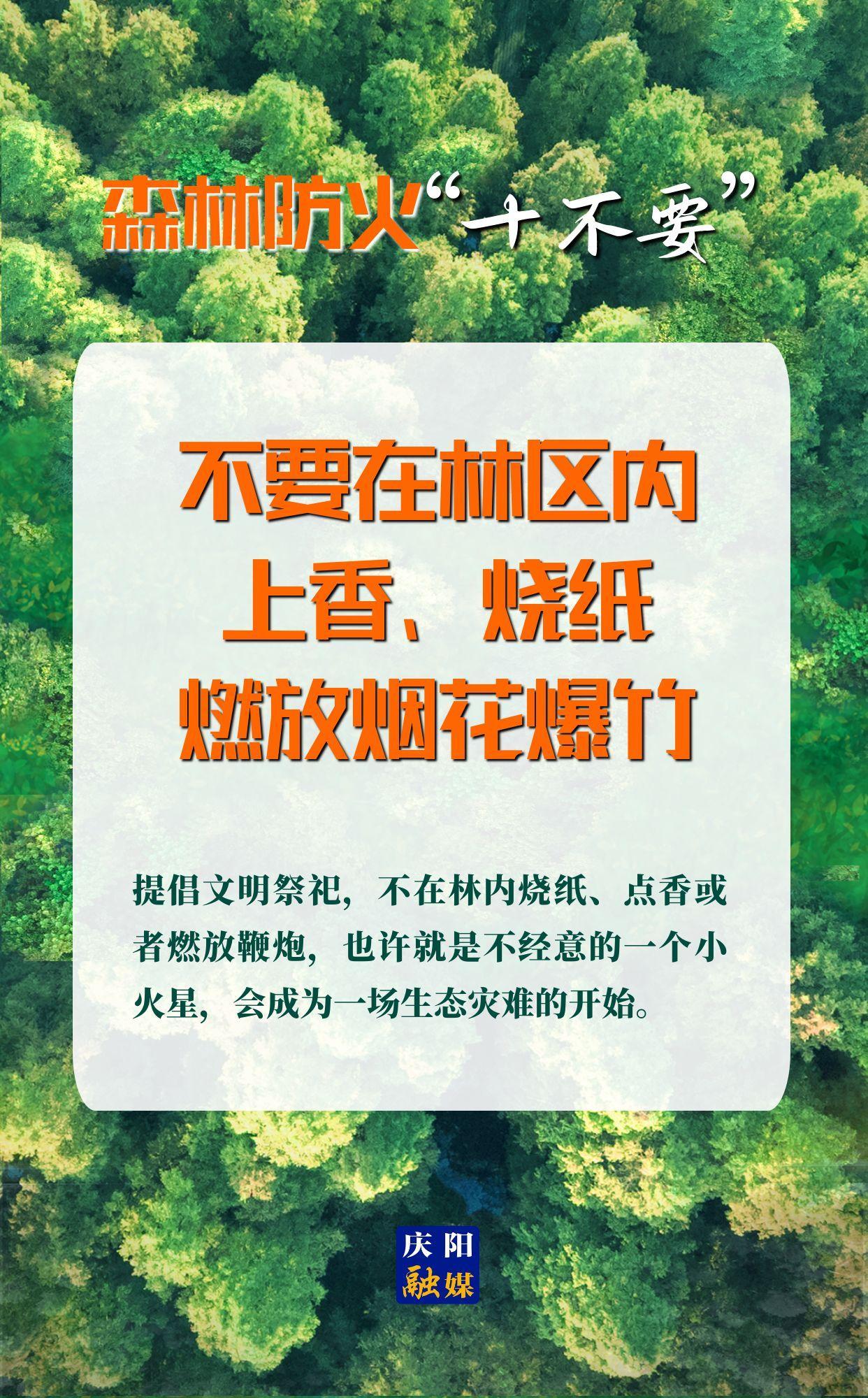 【微海報】森林防火“十不要”④丨不要在林區(qū)內(nèi)上香、燒紙、燃放煙花爆竹