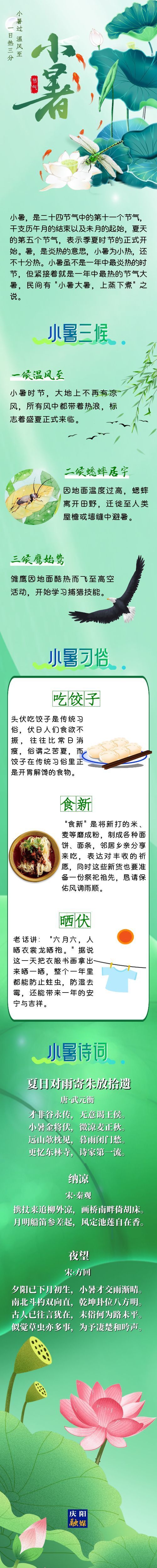 今日小暑丨倏忽溫風(fēng)至，因循小暑來