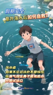 假期安全｜意外落水后如何自救？